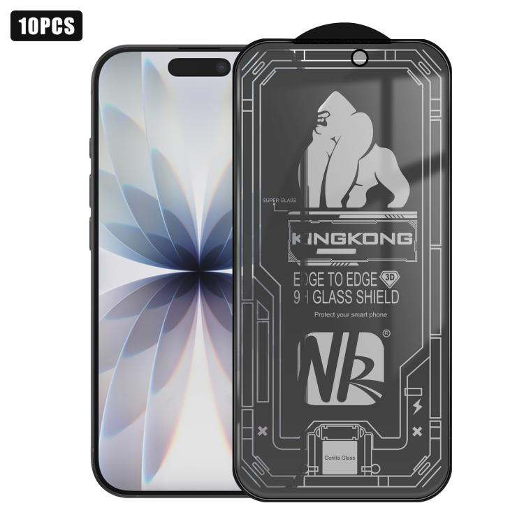 10pcs 3D Large Arc Edge Electroplated Explosion-Proof Scratch-Resistant Full-Screen 28-Degree Privacy Tempered Glass Film, For iPhone 17 Pro Max, For iPhone 17 Pro, For iPhone 17, For iPhone Air, For iPhone 16 Pro Max, For iPhone 16 Pro, For iPhone 16
