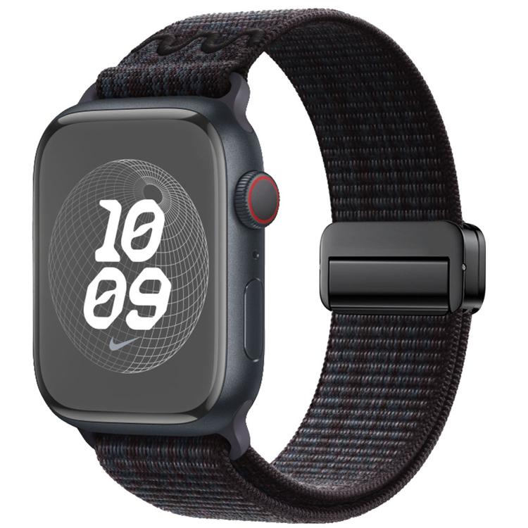 Magnetic Buckle Loop Nylon Watch Band, For Apple Watch 46mm / 49mm / 45mm / 44mm, For Apple Watch 42mm / 41mm / 40mm / 38mm