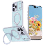 Starry Glitter Magnetic Holder Phone Case, For iPhone 17 Pro Max, For iPhone 17 Pro, For iPhone 17