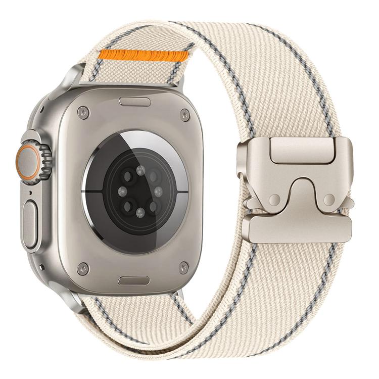 Reflective Umbrella Buckle Woven Nylon Watch Band, For Apple Watch 49mm / 46mm / 45mm / 44mm, For Apple Watch 42mm / 41mm / 40mm / 38mm