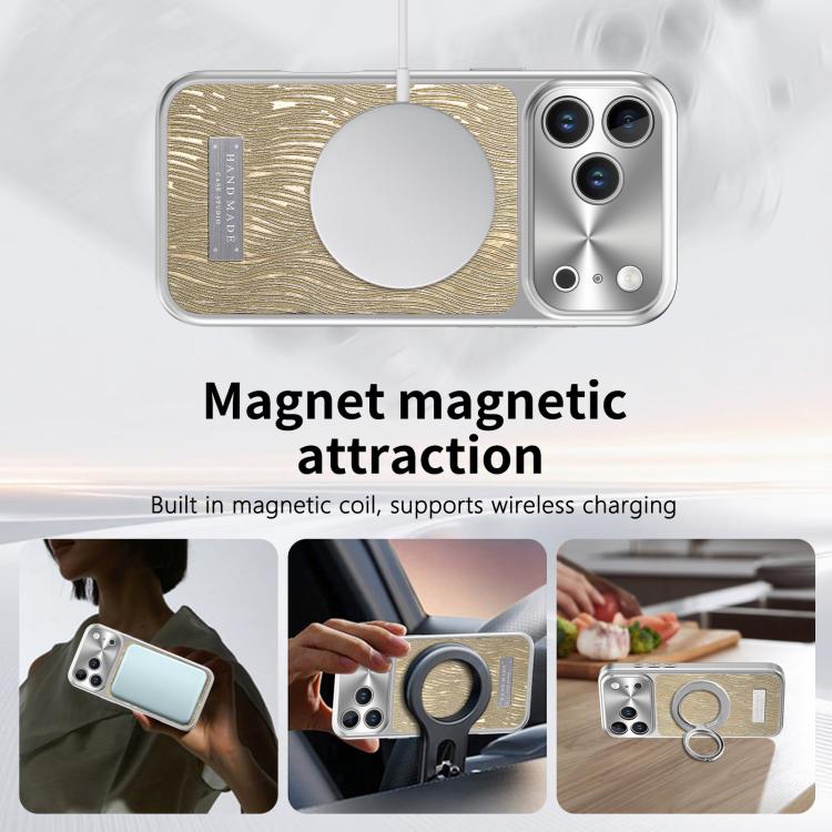 Flowing Water Ripple Magnetic Shockproof Phone Case, For iPhone 17 Pro Max, For iPhone 17 Pro, For iPhone 17, For iPhone 16 Pro Max, For iPhone 16 Pro, For iPhone 16, For iPhone 15 Pro Max, For iPhone 15 Pro