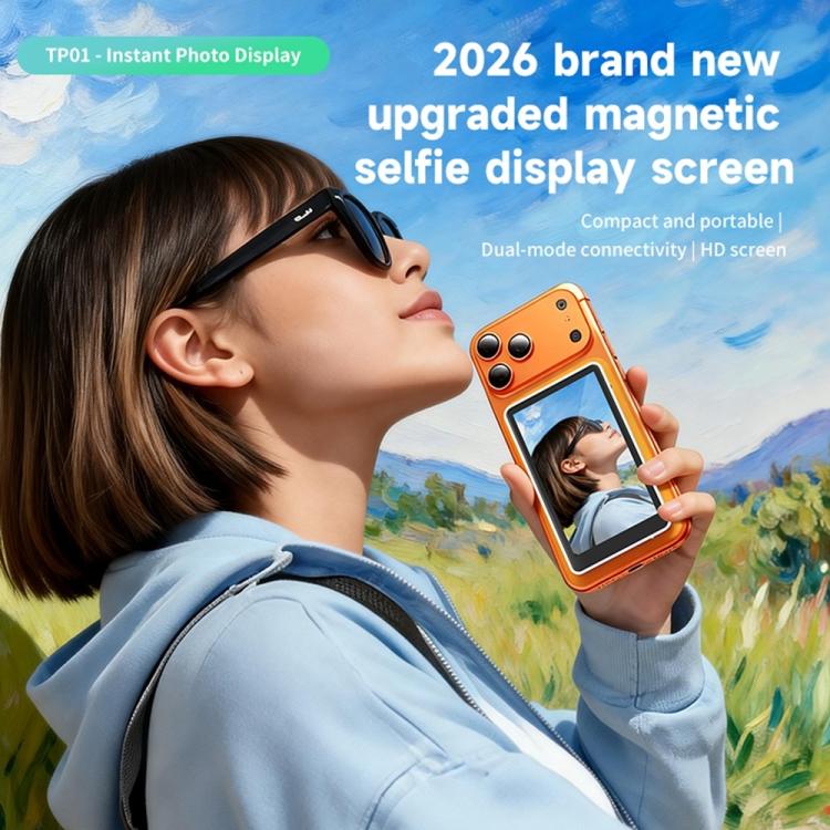 TP01 For Phone Photography Magnetic Selfie Display Screen 4.02 Inch Touchscreen Screen