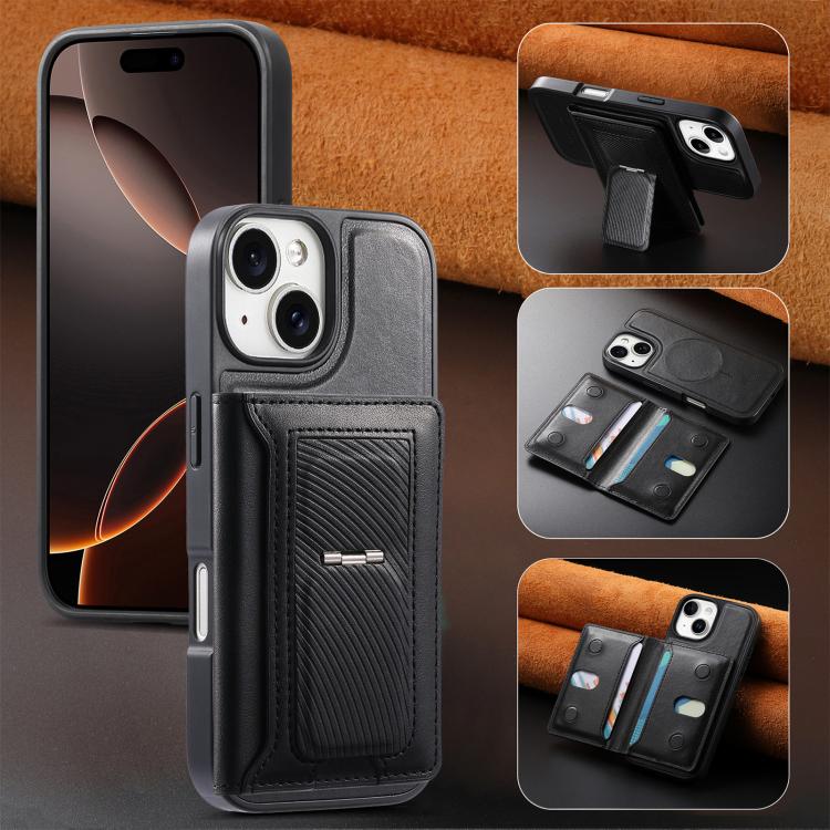 CaseNeo Retro Hinge Folding Wallet Magnetic Back Phone Case, For iPhone 15, For iPhone 14, For iPhone 14 Pro, For iPhone 14 Pro Max, For  iPhone 13 Pro Max, For iPhone 13 Pro, For iPhone 13