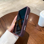 Roujing Foldable Hinge Magnetic Holder Phone Case, For iPhone Duo