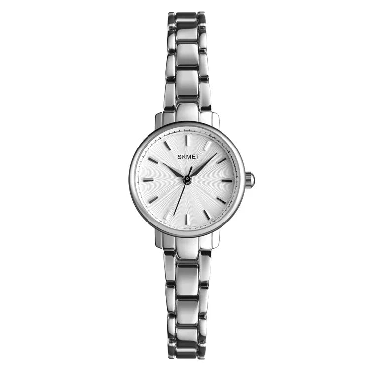 Skmei 1410 Lady Quartz Watch European and American Fashion Watch Business Leisure Steel Belt Lady Watch