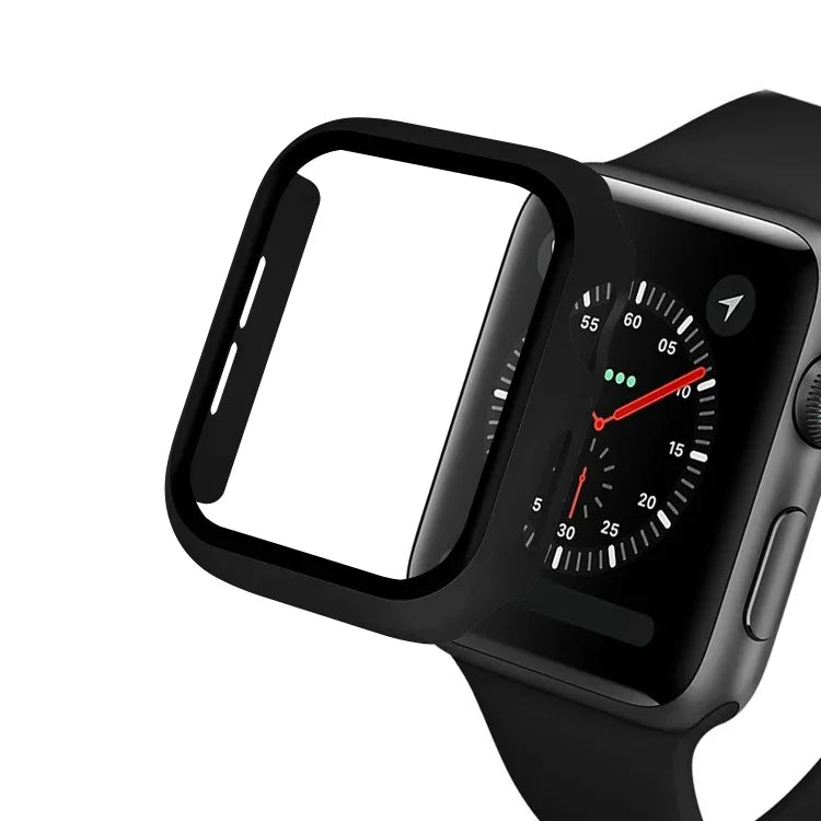 ENKAY Hat-prince Full Coverage PC Case + Tempered Glass Protector for Apple Watch Series 6 / 5 / 4 / SE 3 / SE 2 / SE 1 40mm