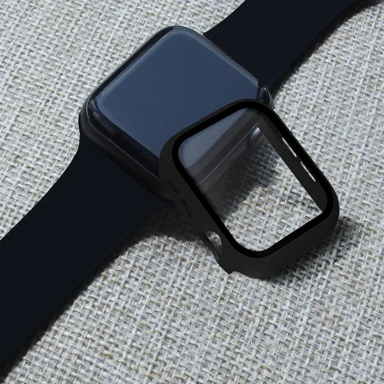 ENKAY Hat-prince Full Coverage PC Case + Tempered Glass Protector for Apple Watch Series 6 / 5 / 4 / SE 3 / SE 2 / SE 1 40mm
