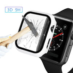 ENKAY Hat-prince Full Coverage PC Case + Tempered Glass Protector for Apple Watch Series 6 / 5 / 4 / SE 3 / SE 2 / SE 1 40mm