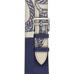 For Apple Watch 3 / 2 / 1 Generation 38mm Universal Silk Screen Printing Double-loop Watchband