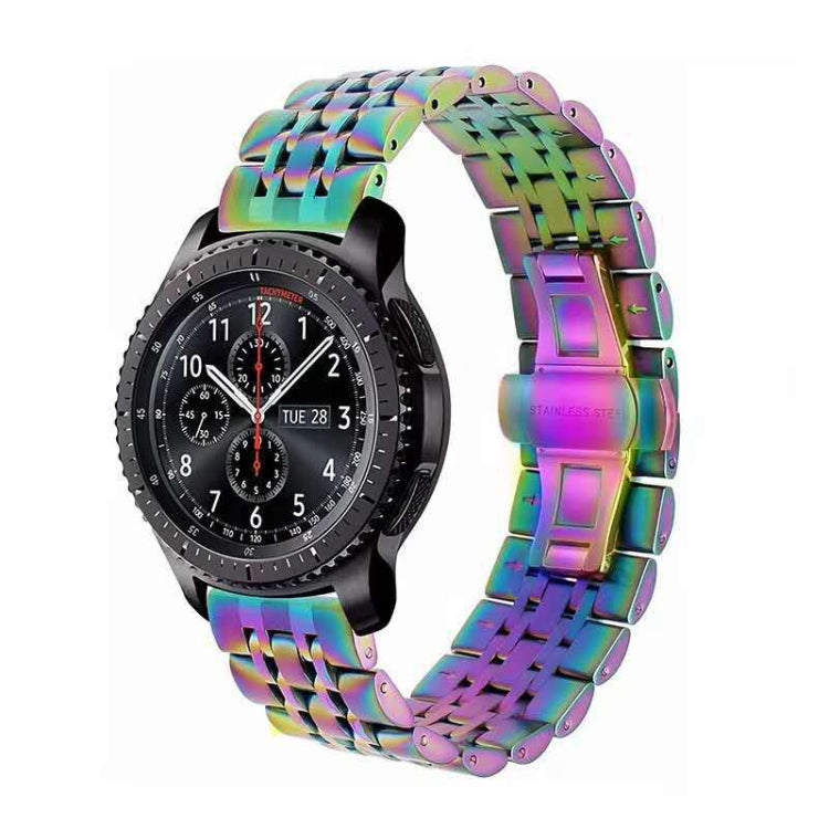 22mm For Huawei Watch GT2e GT2 46mm Seven Stainless Steel Straps