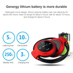 NVAHVA MP3 Player Bluetooth Headphone, Wireless Sport Headset MP3 Player With FM Radio, Stereo Earphone TF Card MP3 Max to 32GB, mini-503 Blue, mini-503 Gold