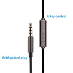 Sport Headphone 3.5mm Jack Earphone Sweatproof Stereo Strong Bass Music Magnets Headset with Mic for iPhone Samsung