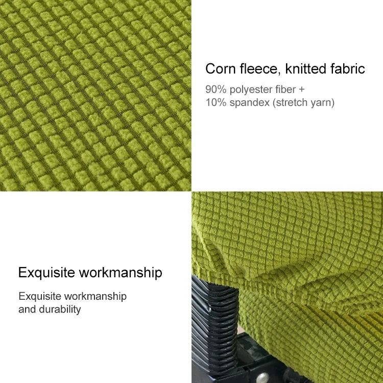 Universal Stretch Office Chair Cover, Back Cover + Cushion Cover