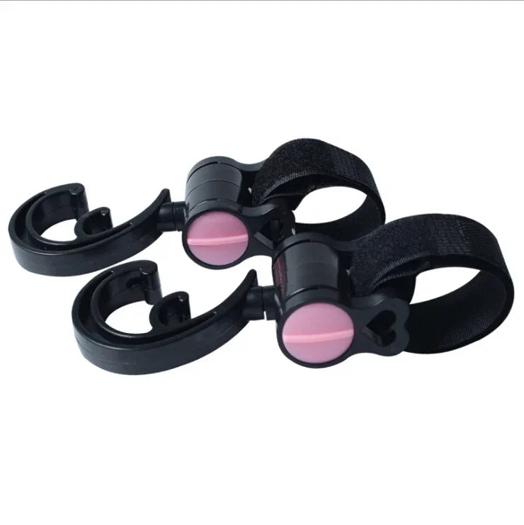 2 PCS/LOT Baby Stroller Accessories Hook Multifunction Baby Stroller Black Plastic Hook, Plastic Hook(Pink), Plastic Hook(Yellow)