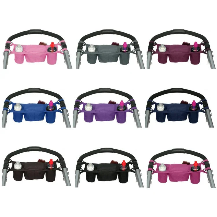 Baby Stroller Organizer Baby Prams Carriage Bottle Cup Holder Bag for Pram Buggy Baby Stroller Accessories