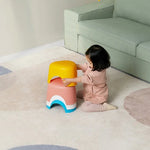 Children Stool Home Living Room Triangle Small Stool Anti-skid Short Plastic Stool, Small