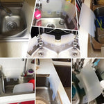 20 PCS Suction Cup Splash-proof Baffle Pool Partition Board Oil Baffle Plate, Splash-proof Baffle