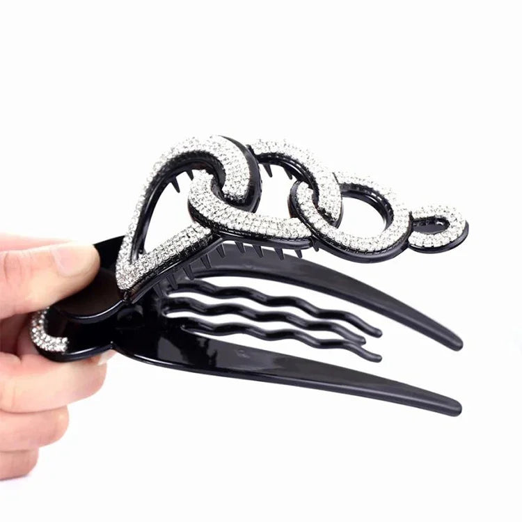 Rhinestone Hair Clip Hair Crabs Clamp Accessories Large Styling Tools Hair Accessories Women Hairpin
