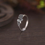 Women Vintage Rose Simple Engagement Ring Jewelry Fashion Jewelry, 5, 6, 7, 8, 9, 10