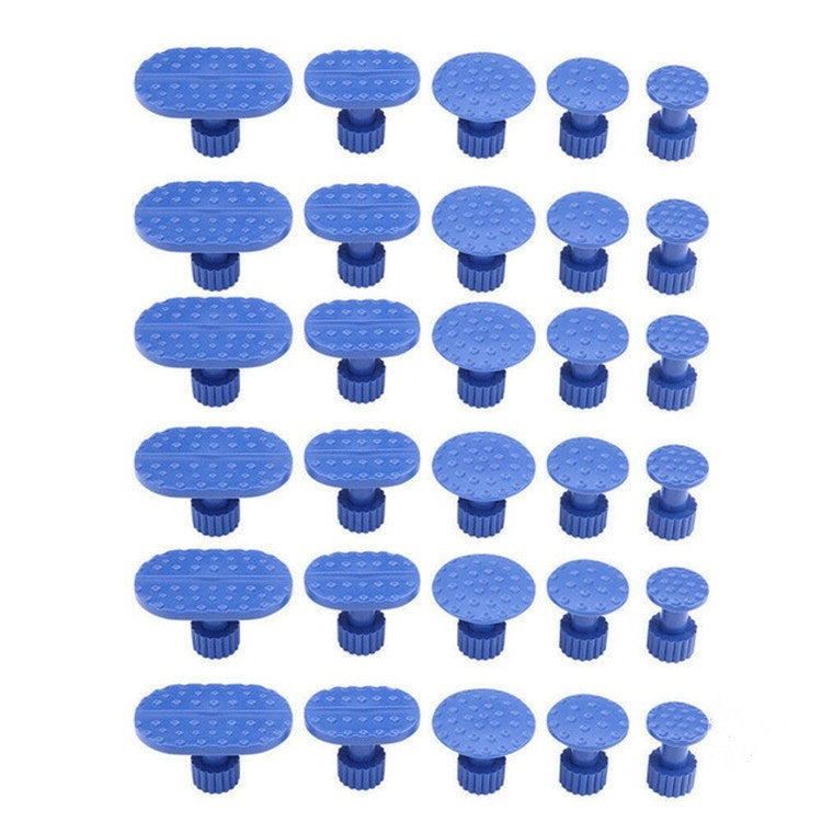 30 PCS Special Suction Cups For Car Dent Repair Puller Sheet Metal Recessed Repair Gasket, 30 PCS
