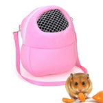 Pet Bag Small Pet Hamster Carrier Pure Color Leash Travel Bag, S