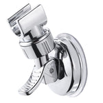 Shower Head Handset Holder Chrome Bathroom Wall Mount Adjustable Suction Bracket, Fully Plated