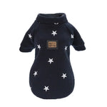 Pet Fall and Winter Five-pointed Star Pattern Sweater Pet Warm Clothes, L, XXL, XL