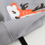 Cartoon Animal Cotton Sleeveless Smock Parent-child Apron, Children Apron S, Adult Apron L