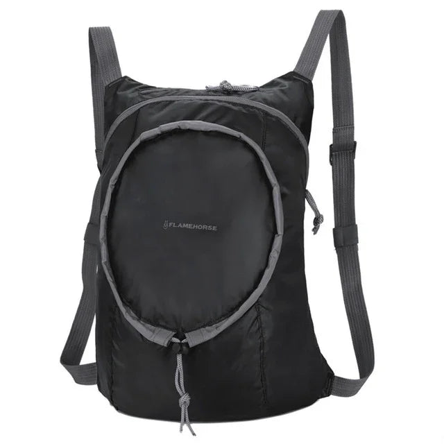 Nylon Waterproof Collapsible Backpack Women Men Travel Portable Comfort Lightweight Storage Folding Bag