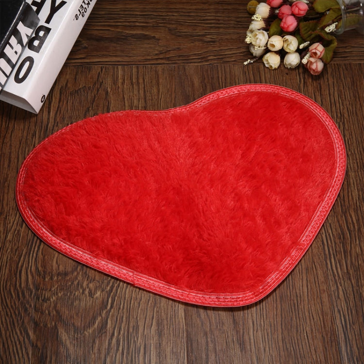 Heart Shape Non-slip Bath Mats Kitchen Carpet Home Decoration, 40*50CM, 50*60CM, 60*70CM, 70*80CM