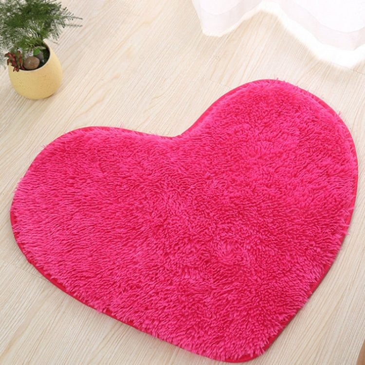 Heart Shape Non-slip Bath Mats Kitchen Carpet Home Decoration, 40*50CM, 50*60CM, 60*70CM, 70*80CM