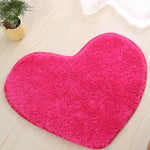 Heart Shape Non-slip Bath Mats Kitchen Carpet Home Decoration, 40*50CM, 50*60CM, 60*70CM, 70*80CM