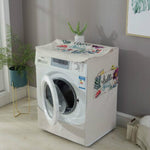 Cartoon Cotton and Linen Drum Roller Washing Machine Dust Cover, 83x60x60cm