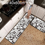 Geometric Lattice Carpet Kitchen Bath Antiskid Mat, 40x60cm, 40x120cm, 50x80cm, 50x160cm, 40x60cm + 40x120cm, 50x80cm + 50x160cm