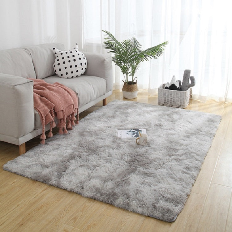 Simple Sofa Bedside Gradient Carpet Living Room Bedroom Mat, Light Blue 40x60cm, Pink 40x60cm, Light Grey 40x60cm, Dark Grey 40x60cm, Camel 40x60cm, Dark Camel 40x60cm, Coffee 40x60cm, Light Blue 50x80cm, Pink 50x80cm, Light Grey 50x80cm