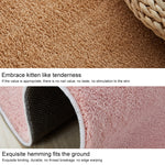 KSolid Round Carpet Soft Fleece Mat Anti-Slip Area Rug Kids Bedroom Door Mats, Diameter: 80cm, Diameter: 100cm, Diameter: 120cm