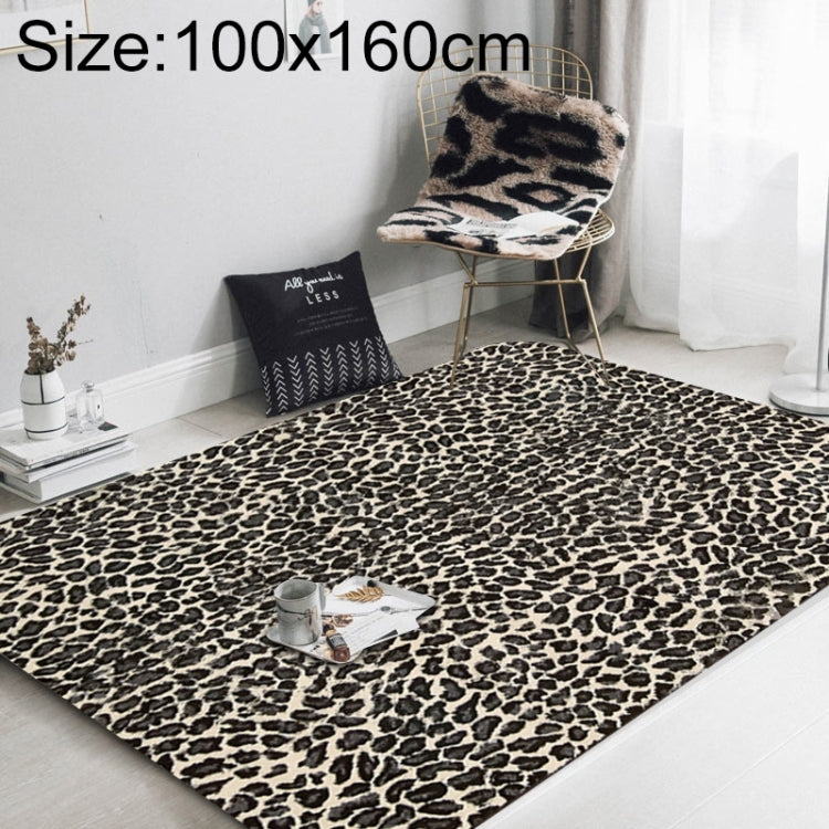 Fashion Leopard Print Carpet Living Room Mat, 40x60cm, 45x75cm, 60x90cm, 40x120cm, 80x120cm, 80x160cm, 100x160cm, 120x160cm, 150x200cm, 160x230cm
