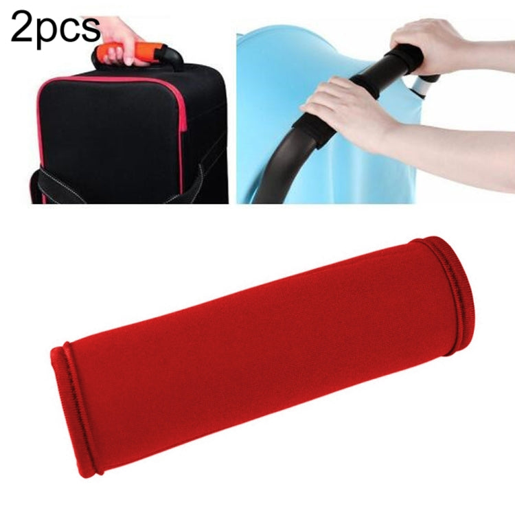 2 PCS Comfortable Neoprene Luggage Handle Wrap Grip Baby Universal Stroller Grip Protective Cover for Travel Bag Luggage Suitcase, Universal Blue, Universal Yellow, Universal Black, Universal Orange, Universal Red, Universal Green