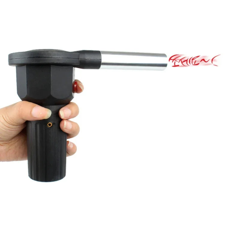 Outdoor Electric Drum Fan BBQ Portable Barbecue Hair Dryer, Electric Drum Fan