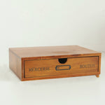 Retro Wooden Drawer Storage Cabinet Desk, One Pumping, Four Pumping