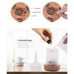 STB-XB10 3D Fireworks 7 Colors LED Night Light Air Humidifier Aroma Essential Oil Diffuser Mist Maker, US Plug, EU Plug, UK Plug, AU Plug