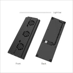 DOBE TYX-1768 Heat Dissipate Vertical Stand Base Cooling Dock Cooling Fan Bracket for XBOX One X Game Console, TYX-1768