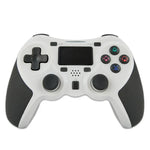 Rubberized Wireless Game Controller Bluetooth Handle for PS4 Host