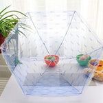 Lace Folding Dish Cover Mesh Cover Dish Dust-proof Printing Food Cover Fly-proof Cover Food Cover, Lace Folding Dish Cover