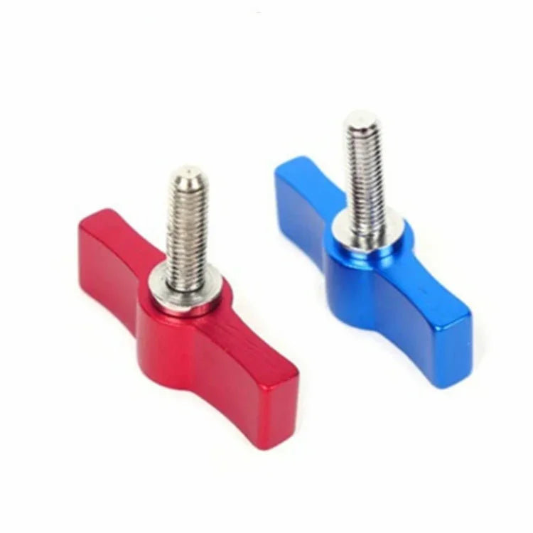 10PCS T-shaped Screw Multi-directional Adjustment Hand Screw Aluminum Alloy Handle Screw, M4, M5, M6