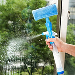 Multi-functional Double-sided Cleaning Scraper Household Tool Spray Water Brush Glass Scraping Tool Cleaner, Cleaning Scraper