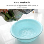 Marine Series Pattern Bathroom Toilet Non-slip Mat Flannel Absorbent Foot Pad, 46x76cm, 50x80cm