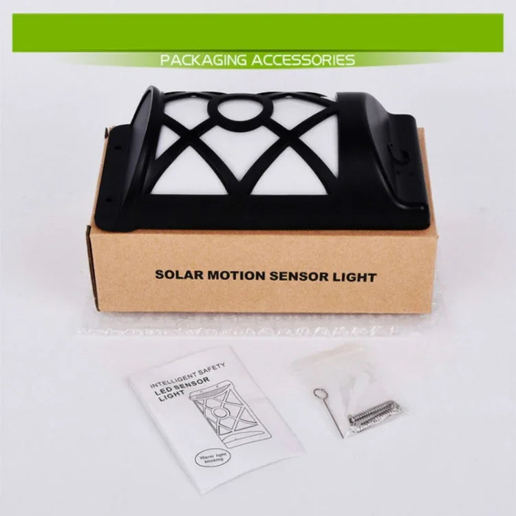 Solar Flame Courtyard Flood Light Wall Lamp Outdoor Lawn Landscape Street Light Induction Lamp, 66 LEDs