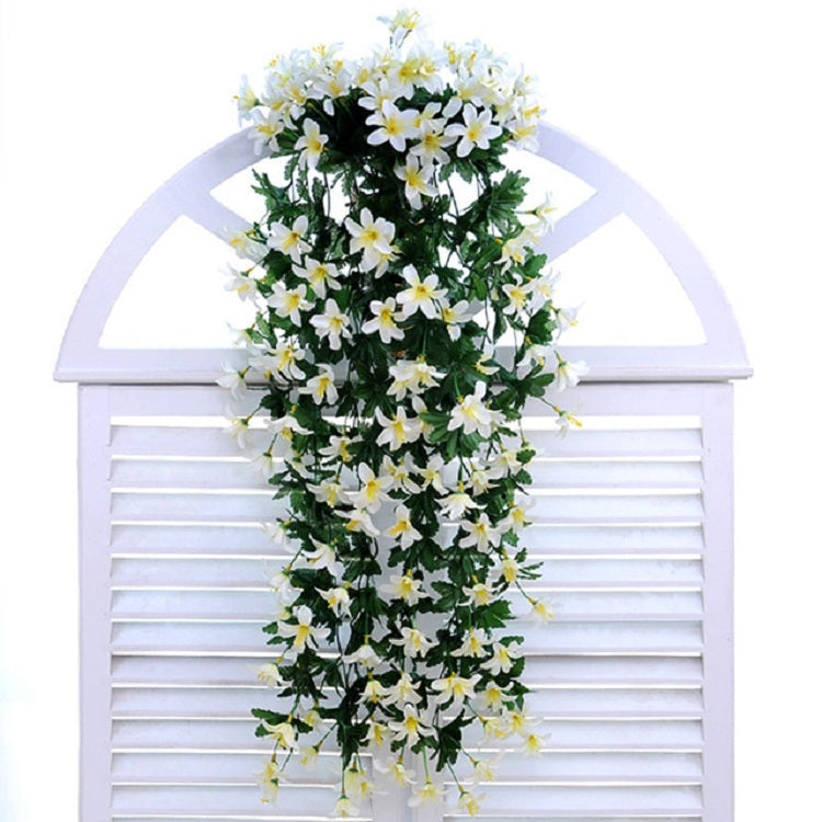 Artificial Flower Wall Hanging Lily Flower Vine Basket Flower Party Decorations