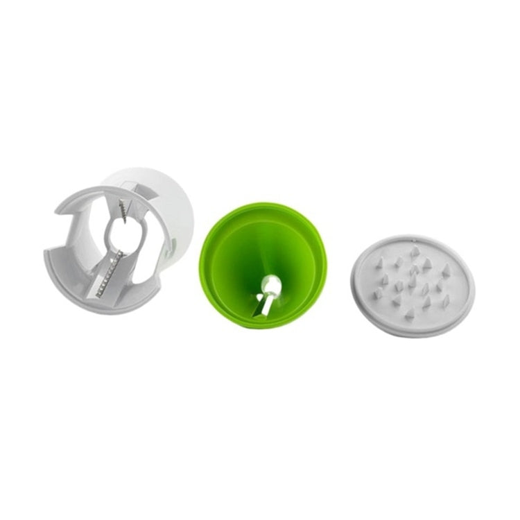 Kitchen Multi Function Spiral Funnel Rotating Cutting Grater Wiper, Rotating Cutting Grater